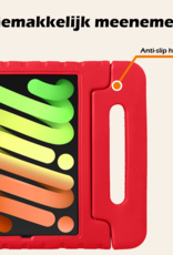 Nomfy Nomfy iPad Mini 7 Kinderhoes Met Screenprotector - Rood