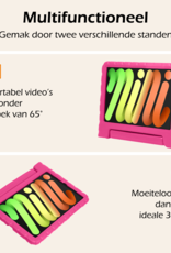 Nomfy Nomfy iPad Mini 7 Kinderhoes Met Screenprotector - Roze