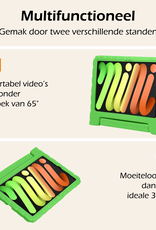 Nomfy Nomfy iPad Mini 7 Kinderhoes Met 2x Screenprotector - Groen