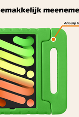 Nomfy Nomfy iPad Mini 7 Kinderhoes Met 2x Screenprotector - Groen