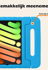 Nomfy Nomfy iPad Mini 7 Kinderhoes Met 2x Screenprotector - Blauw