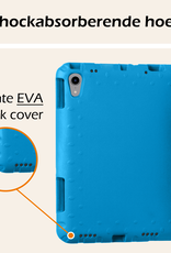 Nomfy Nomfy iPad Mini 7 Kinderhoes Met 2x Screenprotector - Blauw