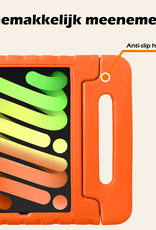 Nomfy Nomfy iPad Mini 7 Kinderhoes Met 2x Screenprotector - Oranje