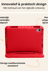 Nomfy Nomfy iPad Mini 7 Kinderhoes Met 2x Screenprotector - Rood