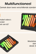 Nomfy Nomfy iPad Mini 7 Kinderhoes Met 2x Screenprotector - Zwart