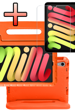 NoXx NoXx iPad Mini 7 Kinderhoes Met Screenprotector - Oranje