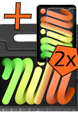 Nomfy Nomfy iPad Mini 7 Kinderhoes Met 2x Screenprotector - Zwart