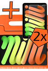 Nomfy Nomfy iPad Mini 7 Kinderhoes Met 2x Screenprotector - Oranje