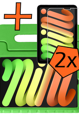 Nomfy Nomfy iPad Mini 7 Kinderhoes Met 2x Screenprotector - Groen