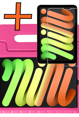 Nomfy Nomfy iPad Mini 7 Kinderhoes Met Screenprotector - Roze