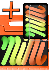 Nomfy Nomfy iPad Mini 7 Kinderhoes Met Screenprotector - Oranje