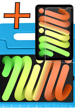 Nomfy Nomfy iPad Mini 7 Kinderhoes Met Screenprotector - Blauw