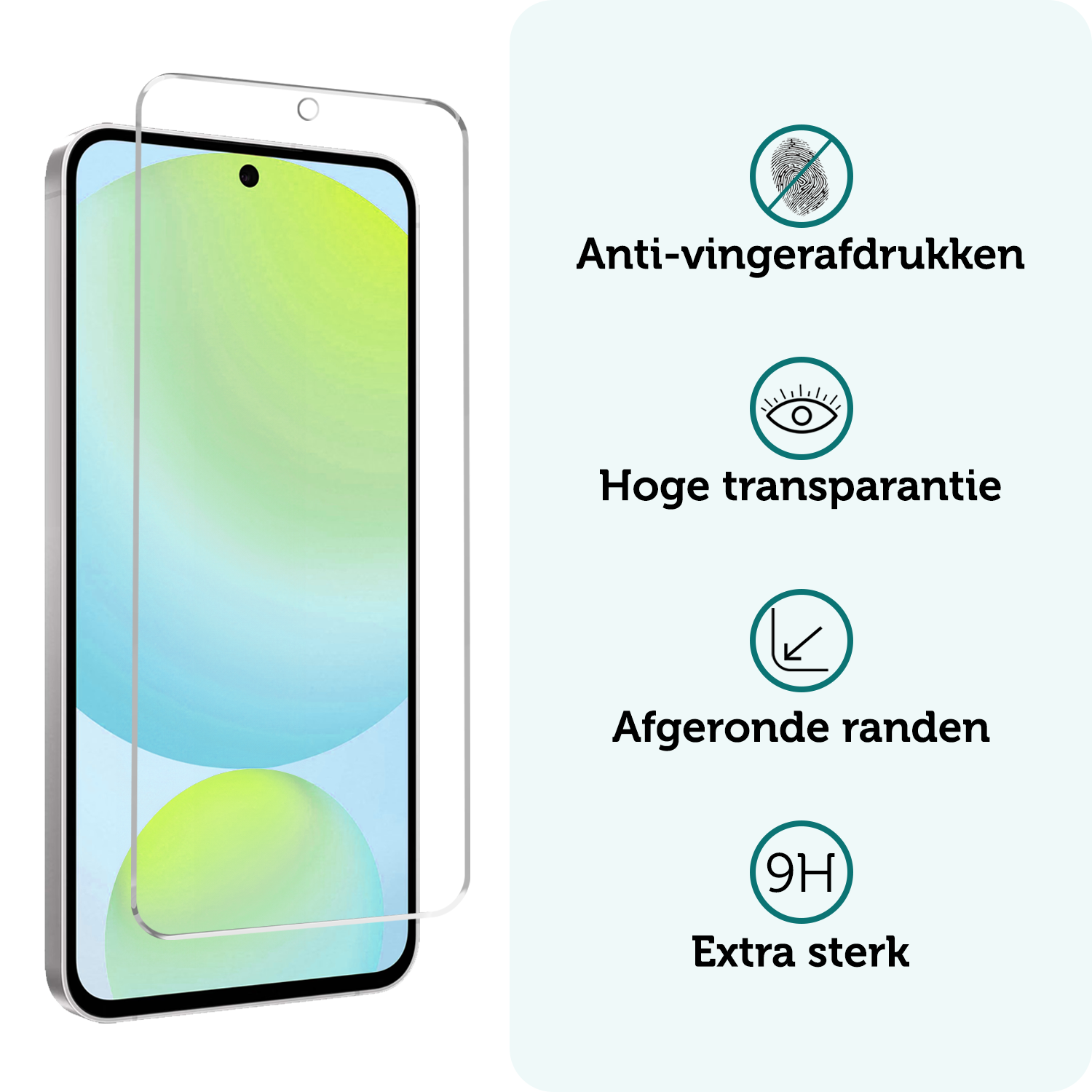 Forterra Hoesje Geschikt voor Samsung S24 FE Pashouder Case Siliconen Hoes Met 2x Screenprotector - Hoes Geschikt voor Samsung Galaxy S24 FE Hoesje Back Cover Met Pasjeshouder - Transparant