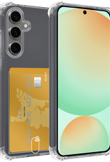 BASEY. Hoes Geschikt voor Samsung S24 FE Hoesje Shock Proof Case Hoes - Hoesje Geschikt voor Samsung Galaxy S24 FE Hoes Cover Shockproof - Transparant