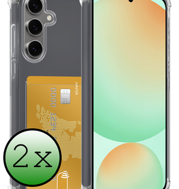 BASEY. BASEY. Samsung Galaxy S24 FE Hoesje Pashouder - 2 PACK