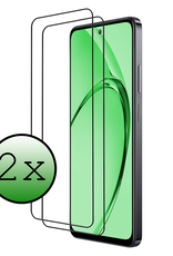 BASEY. BASEY. OPPO A80 Screenprotector Glas Full Cover - 2 PACK