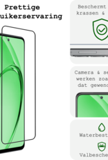 BASEY. BASEY. OPPO A80 Screenprotector Glas Full Cover - 2 PACK