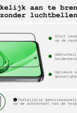 BASEY. BASEY. OPPO A80 Screenprotector Glas Full Cover - 3 PACK