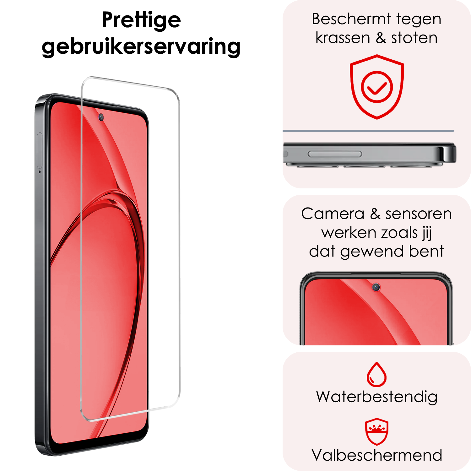 NoXx NoXx OPPO A80 Screenprotector Glas - 2 PACK