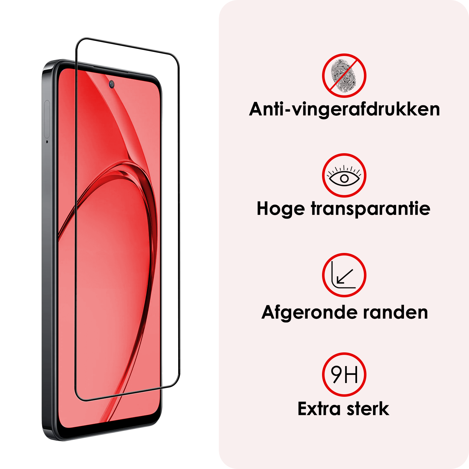 NoXx NoXx OPPO A80 Screenprotector Glas Full Cover