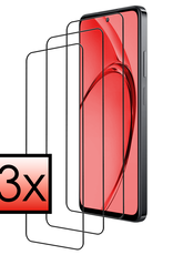 NoXx NoXx OPPO A80 Screenprotector Glas Full Cover - 3 PACK