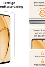 Nomfy Nomfy OPPO A80 Screenprotector Glas - 3 PACK