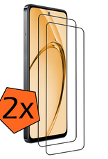 Nomfy Nomfy OPPO A80 Screenprotector Glas Full Cover - 2 PACK