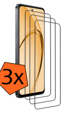 Nomfy Nomfy OPPO A80 Screenprotector Glas Full Cover - 3 PACK