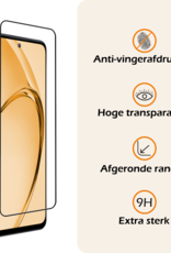 Nomfy Nomfy OPPO A80 Screenprotector Glas Full Cover - 3 PACK