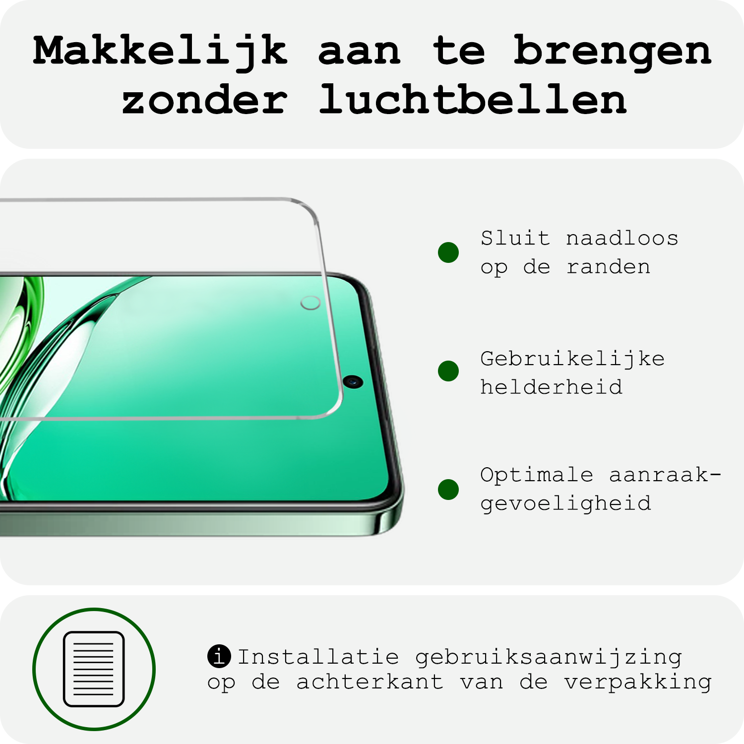 BASEY. BASEY. OPPO Reno 12F Screenprotector Glas