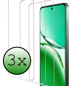 BASEY. BASEY. OPPO Reno 12F Screenprotector Glas - 3 PACK