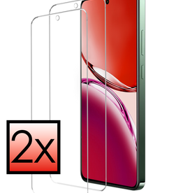 NoXx NoXx OPPO Reno 12F Screenprotector Glas - 2 PACK