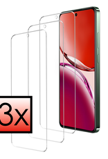 NoXx NoXx OPPO Reno 12F Screenprotector Glas - 3 PACK