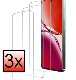 NoXx NoXx OPPO Reno 12F Screenprotector Glas - 3 PACK