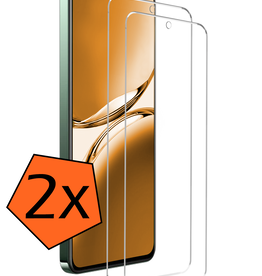 Nomfy Nomfy OPPO Reno 12F Screenprotector Glas - 2 PACK