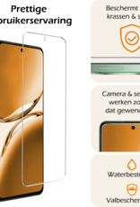 Nomfy Nomfy OPPO Reno 12F Screenprotector Glas - 3 PACK