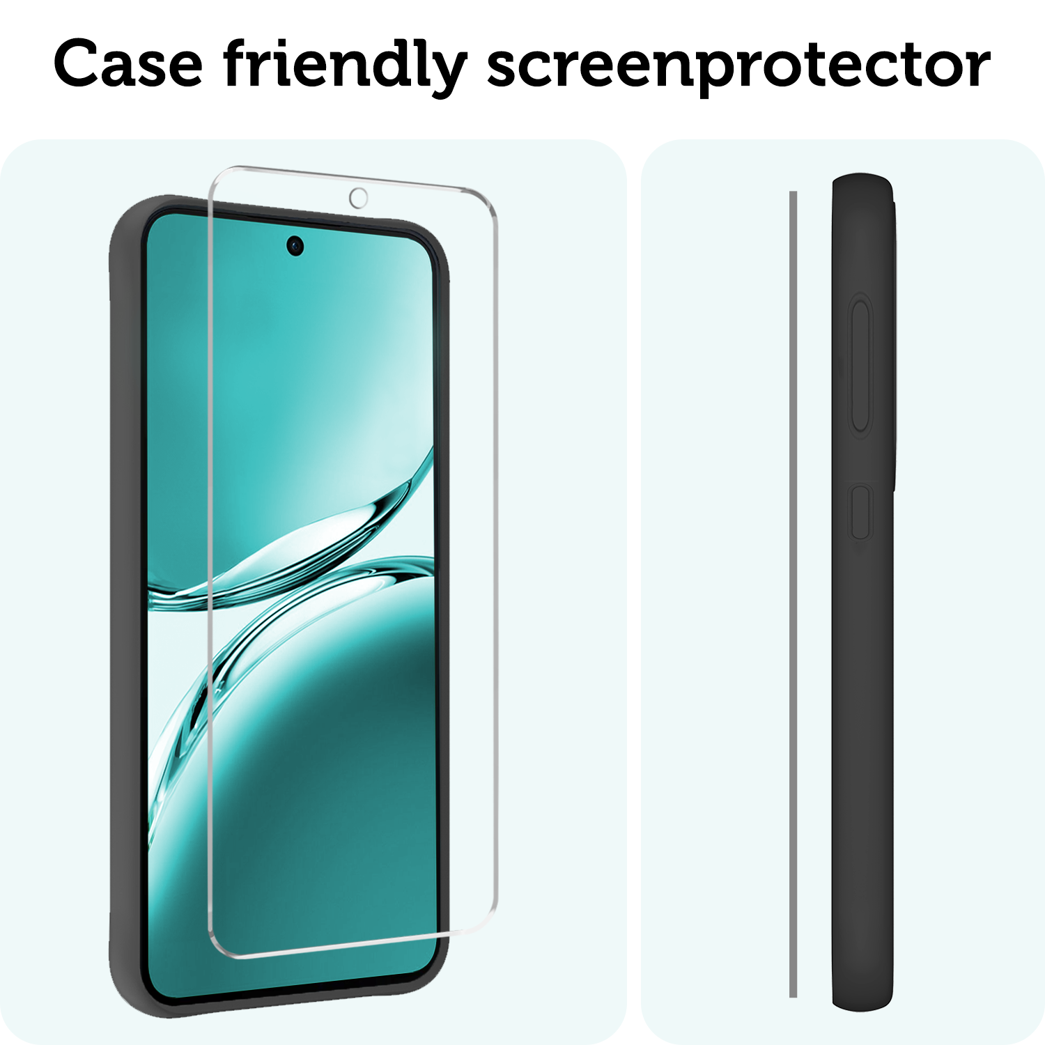 Forterra Forterra OPPO Reno 12F Screenprotector Glas - 2 PACK