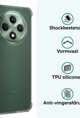 Forterra Forterra OPPO Reno 12F Hoesje Shockproof - Transparant - 2 PACK