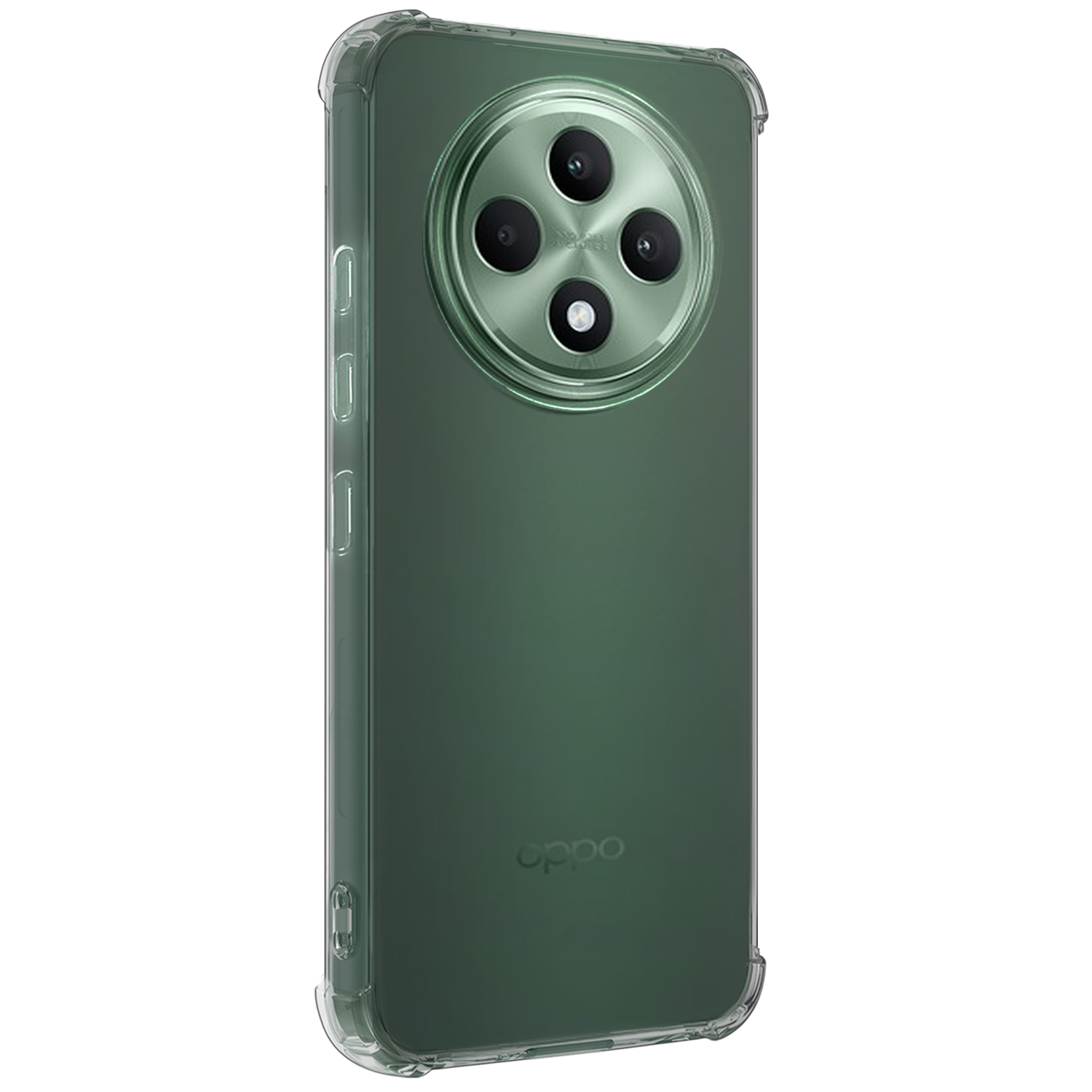 Forterra Forterra OPPO Reno 12F Hoesje Shockproof - Transparant - 2 PACK