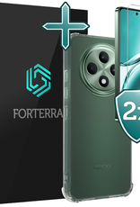 Forterra Forterra OPPO Reno 12F Hoesje Shockproof Met 2x Screenprotector