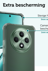 Forterra Forterra OPPO Reno 12F Hoesje Shockproof Met 2x Screenprotector