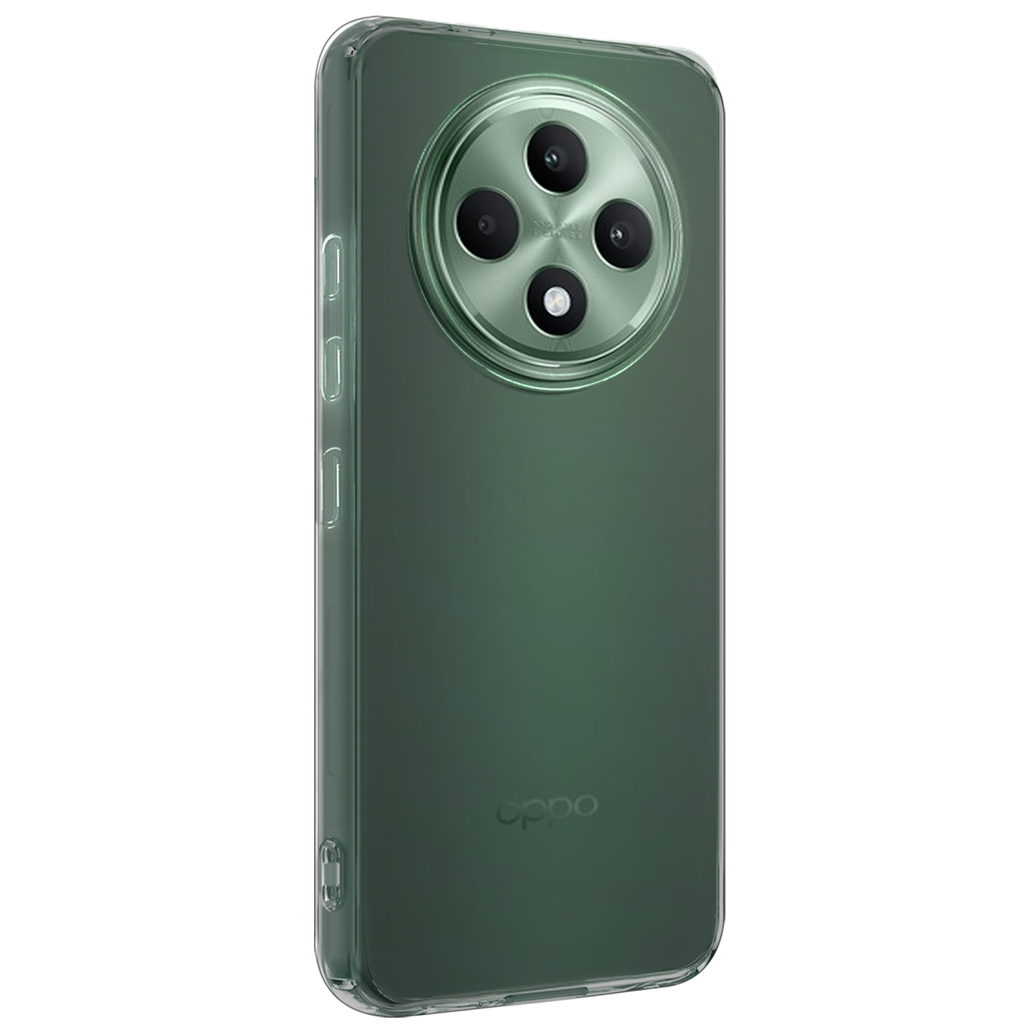 Forterra Forterra OPPO Reno 12F Hoesje Siliconen - Transparant