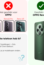 Forterra Forterra OPPO Reno 12F Hoesje Siliconen - Transparant