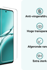 Forterra Forterra OPPO Reno 12F Hoesje Siliconen Met Screenprotector - Transparant