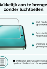 Forterra Forterra OPPO Reno 12F Hoesje Siliconen Met 2x Screenprotector - Transparant