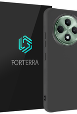 Forterra Forterra OPPO Reno 12F Hoesje Siliconen - Zwart