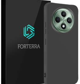 Forterra Forterra OPPO Reno 12F Hoesje Siliconen - Zwart