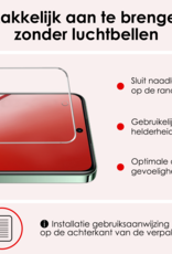 NoXx NoXx OPPO Reno 12F Hoesje Siliconen Met 2x Screenprotector - Transparant