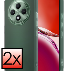 NoXx NoXx OPPO Reno 12F Hoesje Siliconen - Transparant - 2 PACK