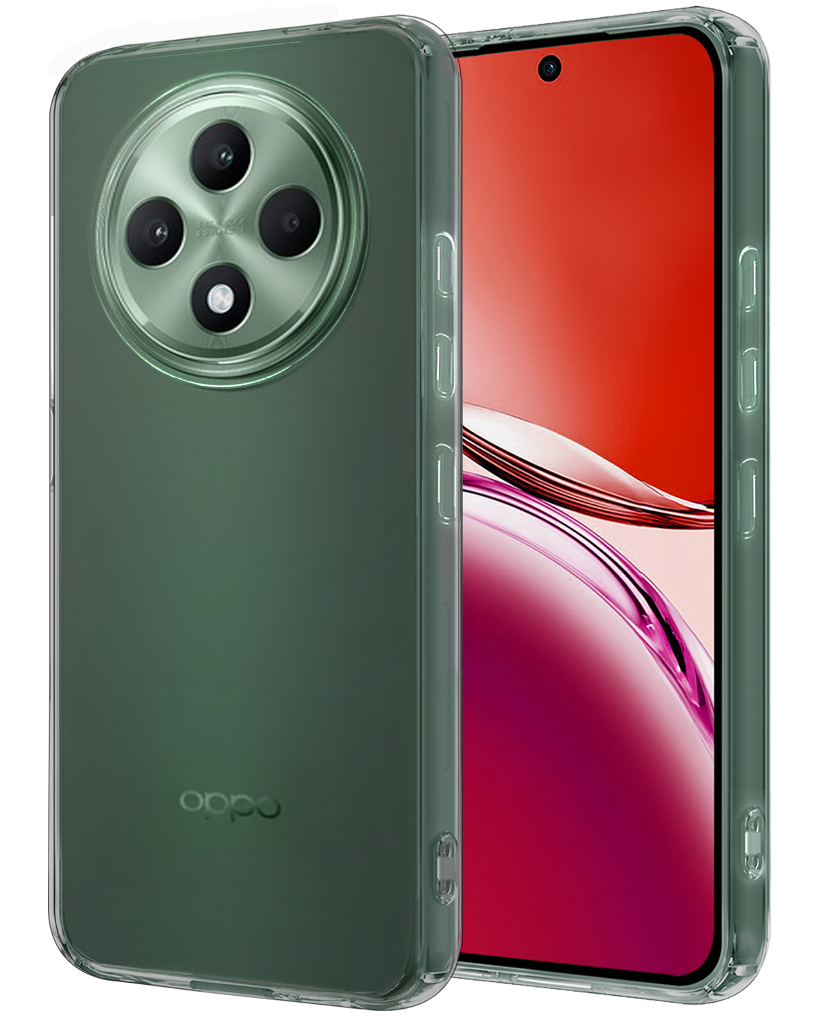 NoXx NoXx OPPO Reno 12F Hoesje Siliconen - Transparant